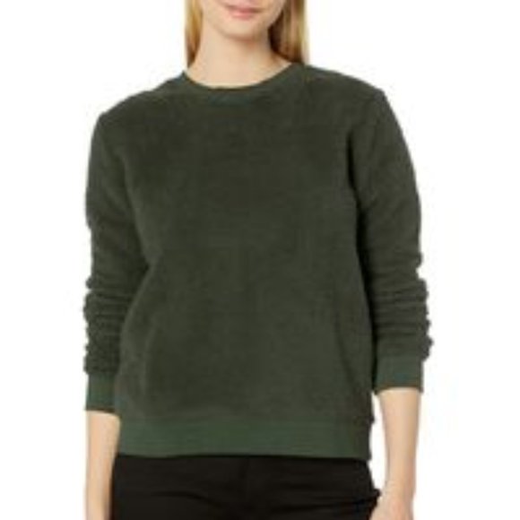 Lucky Brand Women's Sherpa Crew Pullover Sweater - Picture 2 of 7
